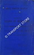 Synopsis of Course of Instruction on the subject of Safe Working of Railways and the Appliances used in Connection Therewith, October 1943 by Great Western Railway